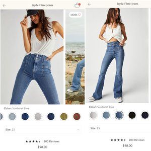 2023 Free People Jayde Flare Jeans, Brand new with tag on